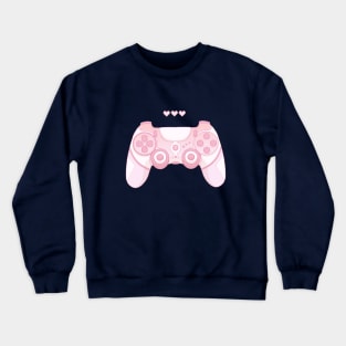 Cute pink game controller Crewneck Sweatshirt